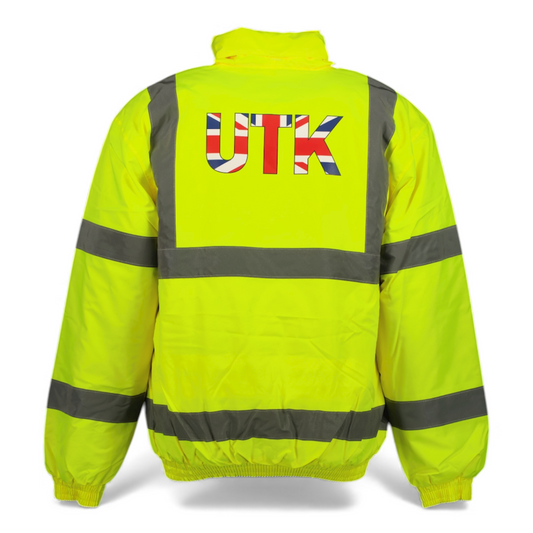 Men’s ’UTK’ hi-vis work jacket