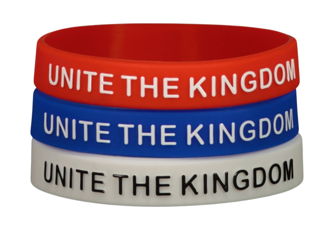 ‘UNITE THE KINGDOM’ wristbands