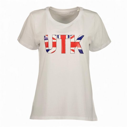 Women’s white UTK ‘printed’ T-shirt