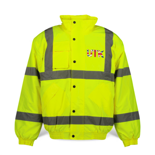Men’s ’UTK’ hi-vis work jacket