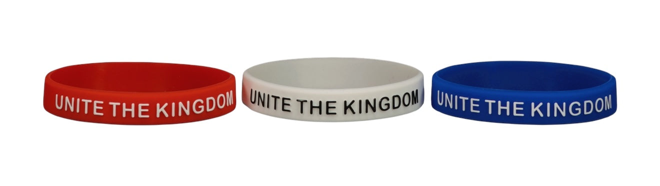 ‘UNITE THE KINGDOM’ wristbands