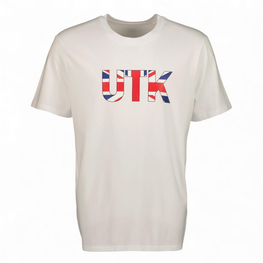 Men’s White ‘printed’ UTK T-shirt