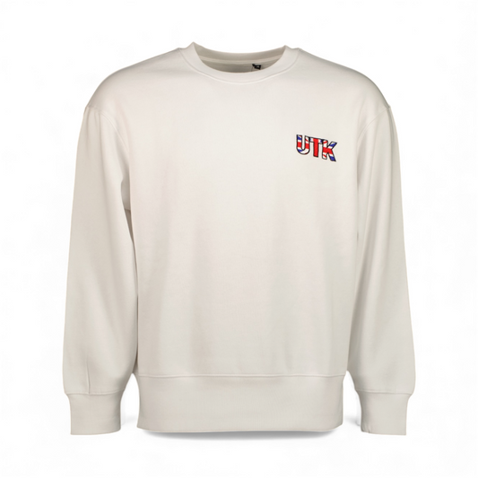 White ‘UTK’ jumper