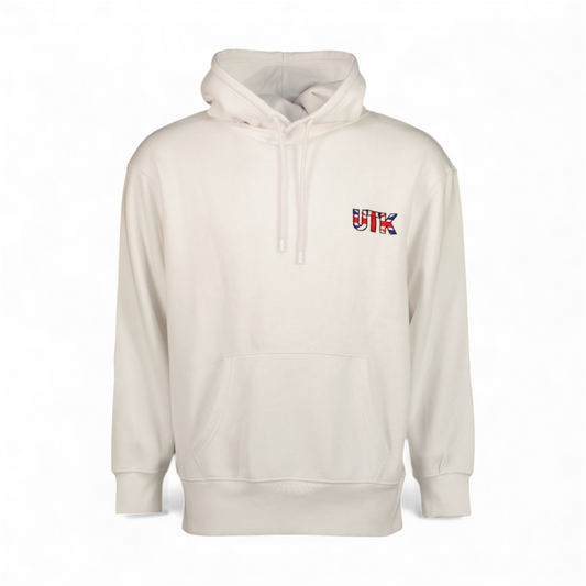 Unisex White ‘UTK’ hoodie