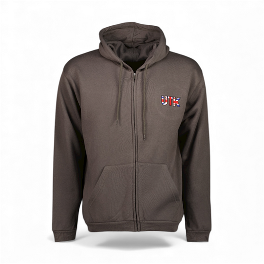 Men’s Dark grey ‘UTK’ zip-up
